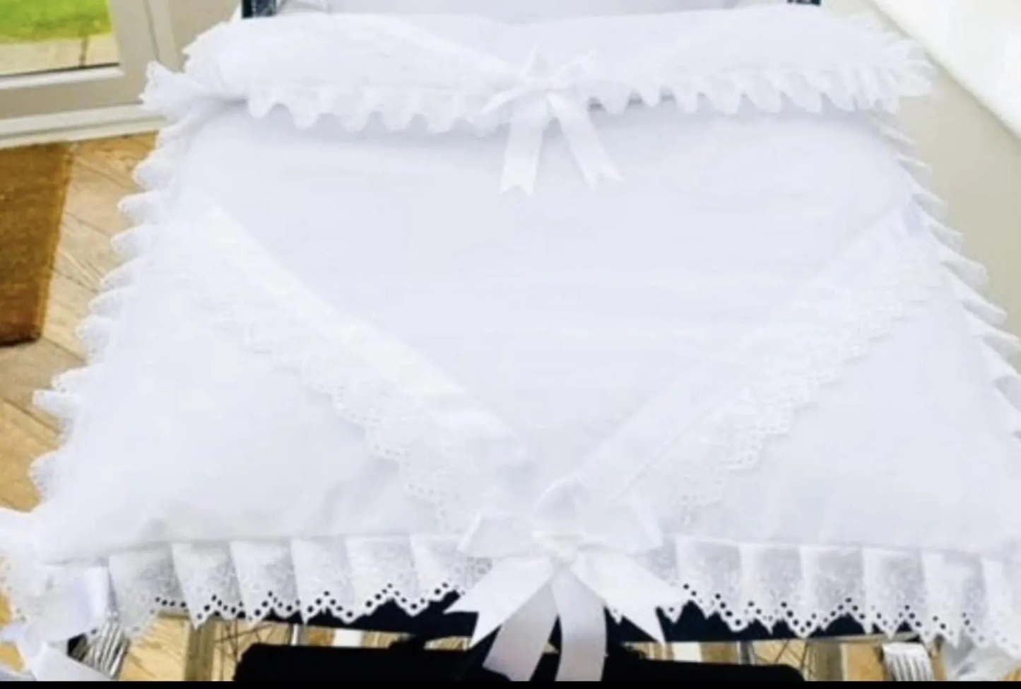 Grace ! Pram Quilt & Pillow set & Sheets Kensington size