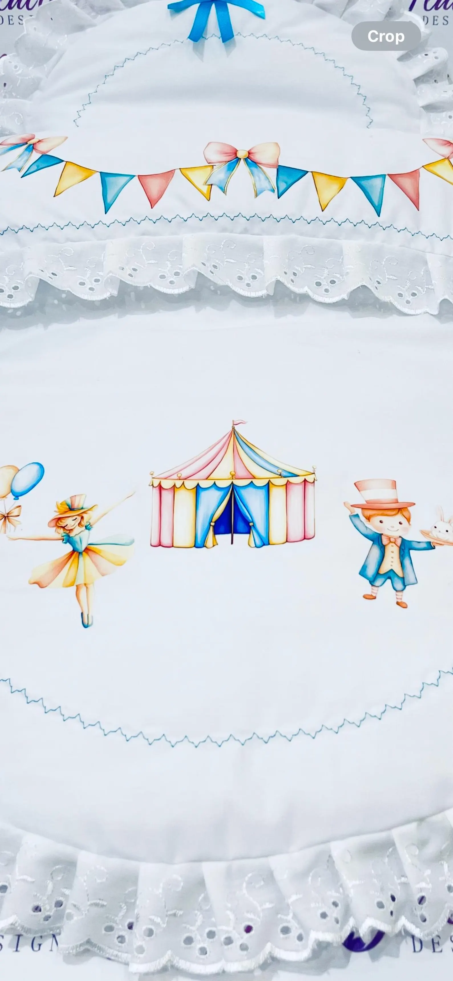 Greatest Show ! Baby Pram Quilt & Pillow Set to fit Any pram