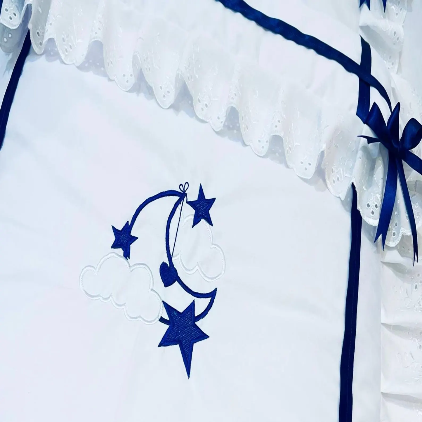 Moom & Stars Pram quilt & Pillow set