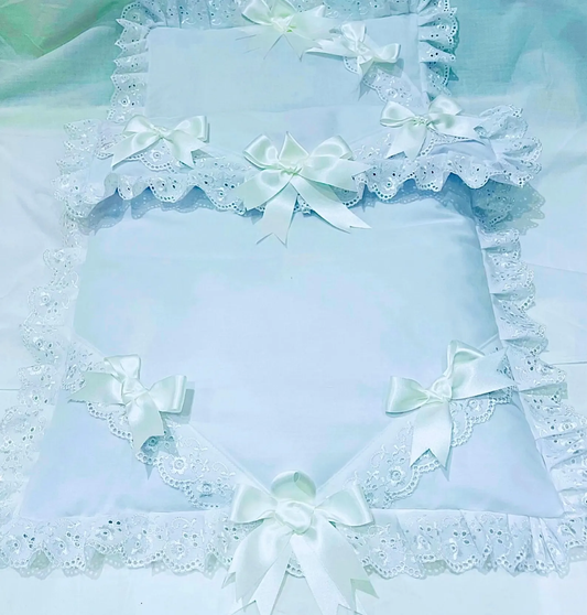 Arabella !  Doll's Pram quilt set * Will fit Silver Cross coach built doll's pram, perfect gift